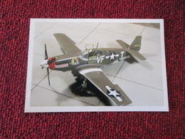 CAGI3 Format Carte Postale Env 15x10cm : SUPERBE (TIRAGE UNIQUE) PHOTO MAQUETTE PLASTIQUE 1/48e P-51B MUSTANG USAAF - Vliegtuigen