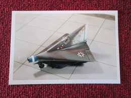 CAGI3 Format Carte Postale Env 15x10cm : SUPERBE (TIRAGE UNIQUE) PHOTO MAQUETTE PLASTIQUE 1/48e LUFTWAFFE AILE VOLANTE L - Vliegtuigen