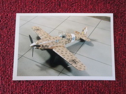 CAGI3 Format Carte Postale Env 15x10cm : SUPERBE (TIRAGE UNIQUE) PHOTO MAQUETTE PLASTIQUE 1/48e MACCHI 205 VELTRO - Airplanes