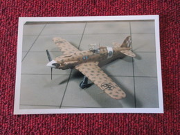 CAGI3 Format Carte Postale Env 15x10cm : SUPERBE (TIRAGE UNIQUE) PHOTO MAQUETTE PLASTIQUE 1/48e MACCHI 205 VELTRO - Airplanes