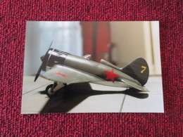 CAGI3 Format Carte Postale Env 15x10cm : SUPERBE (TIRAGE UNIQUE) PHOTO MAQUETTE PLASTIQUE 1/48e URSS POLIKARPOV I-15 - Avions