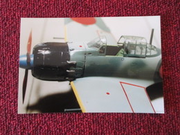 CAGI3 Format Carte Postale Env 15x10cm : SUPERBE (TIRAGE UNIQUE) PHOTO MAQUETTE PLASTIQUE 1/48e AVION JAP'  ZERO-SEN - Aerei