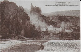 La Malène - Castelbouc : Vue D'ensemble Et Le Vieux Chateau - Non écrite - Gorges Du Tarn