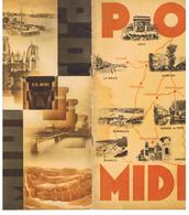 Le Réseau PO-MIDI Chemins De Fer Paris à Orléans Et Du Midi Publicité N°6 De 1935 - Exlibris