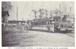 95 Ligne De Valmondois à Marines Gare De Valmondois Repro - Marines