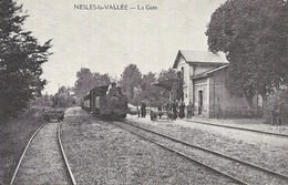95 Ligne De Valmondois à Marines Gare De NESLES LA VALLEE  Repro - Marines
