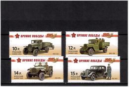 Russia 2012 . Military Cars Of 1945. 4v: 10,12,14,15.   Michel # 1801-04A - Ongebruikt