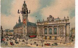 DEPT 59 : édit. B D Série 3086 A : Lille Le Théâtre Et La Bourse Signé Barday ) - Lille