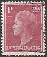 LUXEMBOURG N° 418 OBLITERE - 1948-58 Charlotte De Profil à Gauche