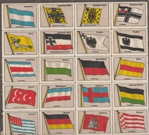 88 Reklamemarken Reklamemarke Fahnen Aus Aller Welt Flags Drapeaux Landesflagge Handelsflagge Kriegsflagge Nationalflagg - Andere & Zonder Classificatie