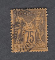 France - Timbres Oblitérés - Type Sage - N°99a - Cote: 55 Euros - 1876-1898 Sage (Tipo II)