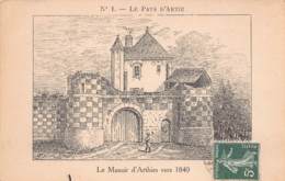 95 - Val D'Oise - 10048 - ARTHIES - Cpa Style Gravure Du Manoir Vers 1840 - Arthies