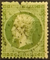 FRANCE 1862 - Canceled - YT 20 - 5c - 1862 Napoleon III