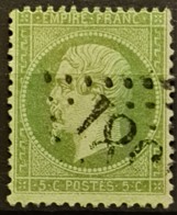 FRANCE 1862 - Canceled - YT 20 - 5c - 1862 Napoléon III