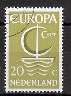 Europa CEPT 1966 Pays Bas - Netherlands - Niederlande Y&T N°837 - Michel N°864 (o) - 20c EUROPA - 1966