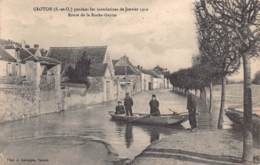 95 - Val D'Oise - 10146 - GLOTON - Route De La Roche-Guyon - Inondations - 1910 - Garges Les Gonesses