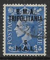 REGNO D'ITALIA 1948  OCCUPAZIONE BRITANNICA DELLA TRIPOLITANIA SASS. 5 USATO VF - Britische Bes. MeF