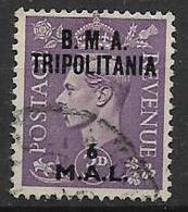 REGNO D'ITALIA 1948  OCCUPAZIONE BRITANNICA DELLA TRIPOLITANIA SASS. 6 USATO VF - British Occ. MEF
