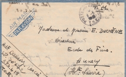 LETTRE FM POSTE AUX ARMEES 6/5/1948 T.O.E . BPM 418 . SP 70672 - 3 SCANS - Guerra D'Indocina/Vietnam