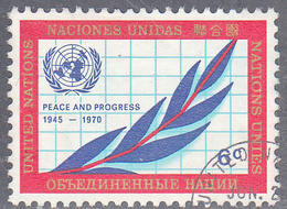 UNITED NATIONS NY   SCOTT NO .209   USED   YEAR 1970 - Gebruikt