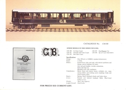 Catalogue J&M MODELS 1990 Informationsblatt 1/32 G.B. Coaches - Anglais