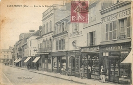 60 CLERMONT - Rue De La République - Devantures De Magasins - Clermont