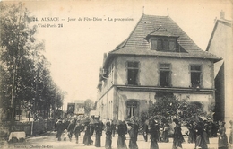 67 ALSACE - Jour De Fête Dieu - La Procession - Other & Unclassified