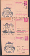 Rotterdam Plak Nu Kinder Zegels, Nuclear, Uss Abraham Lincoln Submarine U-Boot, Gemany East Postcard Walter Ulbricht - Marítimo