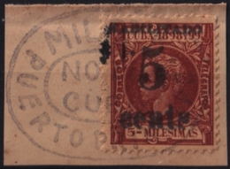 1899-400 CUBA US OCCUPATION PUERTO PRINCIPE 1899 2 S 2ml 1ra TIRADA FORGUERY. - Other & Unclassified