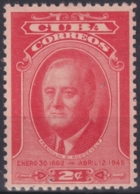 1947-213 CUBA REPUBLICA MNH 1953 Ed.390 FRANKLIN DELANO ROOSEVELT US PRESIDENT. - Unused Stamps