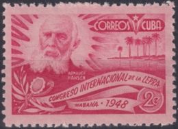 1948-248 CUBA REPUBLICA MNH 1948 LEPRA LEPPER HANSEN MEDICINE MEDICINA. - Ungebraucht