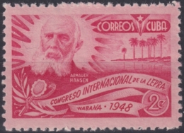 1948-248 CUBA REPUBLICA MNH 1948 LEPRA LEPPER HANSEN MEDICINE MEDICINA. - Ongebruikt