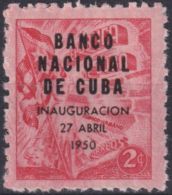 1950-221 CUBA REPUBLICA MNH 1950 Ed.435 BANCO NACIONAL TOBACCO PROPAGANDA DEL TABACO - Ongebruikt