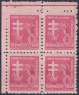 1953-243 CUBA REPUBLICA MNH 1953 PRO TUBERCULOSOS COMPLETE SET MEDICINE MEDICINA. - Ongebruikt