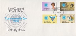 Enveloppe  FDC   1er Jour   NOUVELLE    ZELANDE    Commonwealth   Day   1983 - FDC