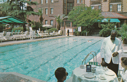 Savannah Georgia USA - DeSoto Hotel Motel - Swimming Pool - Unused - 2 Scans - Savannah