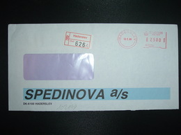 LR EMA PB 7230 à 2500 Du 10 5 88 HADERSLEV + SPEDINOVA A/s - Franking Machines (EMA)