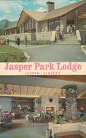 Jasper Park Lodge Alberta - Hotel Motel Resort - Rockies Rocheuses - Unused - Animation - 2 Scans - Jasper