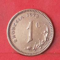 RHODESIA 1 CENT 1973 -    KM# 10 - (Nº35106) - Rhodesië