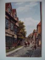 MERMAID St. RYE  Post Card Of An Original Water Colour Drawing By A.R. QUINTON  "The Old Hospital" - Rye