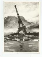 Cpm Paris Tour Eiffel Carte Montage Photo - Photographs