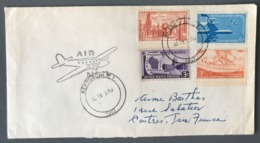 USA - AIR MAIL - Cover NEWBURGH (N.Y.) 1957 Pour Castres - (W1286) - 2c. 1941-1960 Briefe U. Dokumente