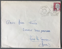 France - Lettre 1963 - TAD Recette Auxiliaire RIBEYRET (Hautes-Alpes) - (W1311) - 1961-....