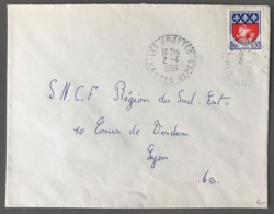 France - Lettre 1966 - TAD (type B4) LES CROTTES (Hautes-Alpes) - (W1319) - 1961-....