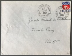 France - Lettre 1966 - TAD (type B4) CHATEAUNEUF DE CHABRE (Hautes-Alpes) - (W1320) - 1961-....