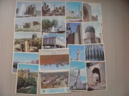 Full Complecte Of 16 Post Cards Cartes In Folder Ussr 1981 Uzbekistan Samarkand - Uzbekistan