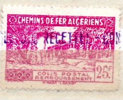 ALGERIE COLIS POSTAL N° 158 25F LILAS MICHELINE DANS L'OASIS  M'RAIER REMBOURSEMENT NEUF SANS CHARNIÈRE - Paquetes Postales