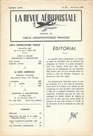 LA REVUE AEROPOSTALE - N° 28 1959 = AVIATION + Ligne ANGLETERRE-AUSTRALIE + Plis De La Ligne D'EXTREME ORIENT - Francese