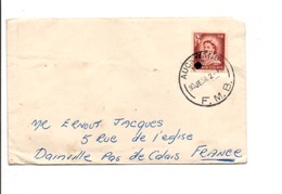NOUVELLE ZELANDE LETTRE POUR LA FRANCE 1958 - Cartas & Documentos