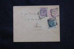 ROYAUME UNI - Entier Postal + Compléments De Londres Pour Paris En 1901 - L 59977 - Luftpost & Aerogramme
